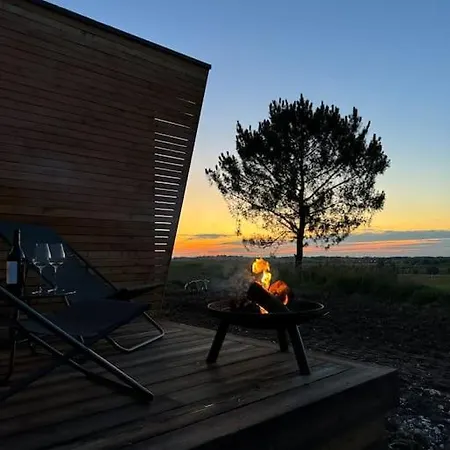 'argile' Vineyard Cabin At Chateau Puynard شقة Berson